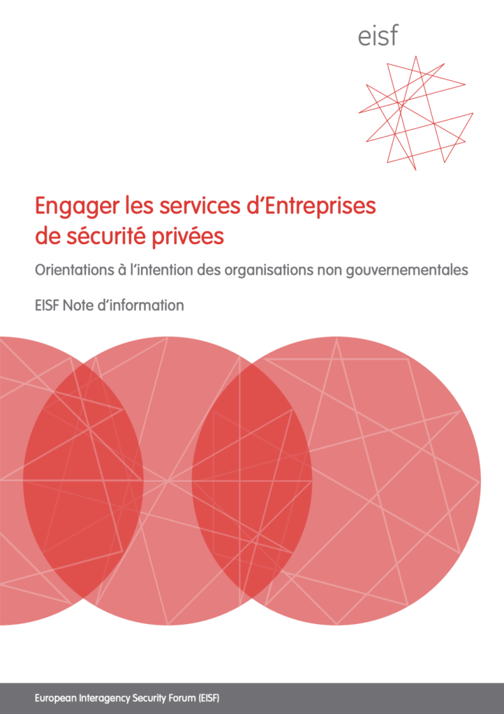 Image for Engager les services d’entreprises de sécurité privées : orientations à l’intention des organisations non gouvernementales