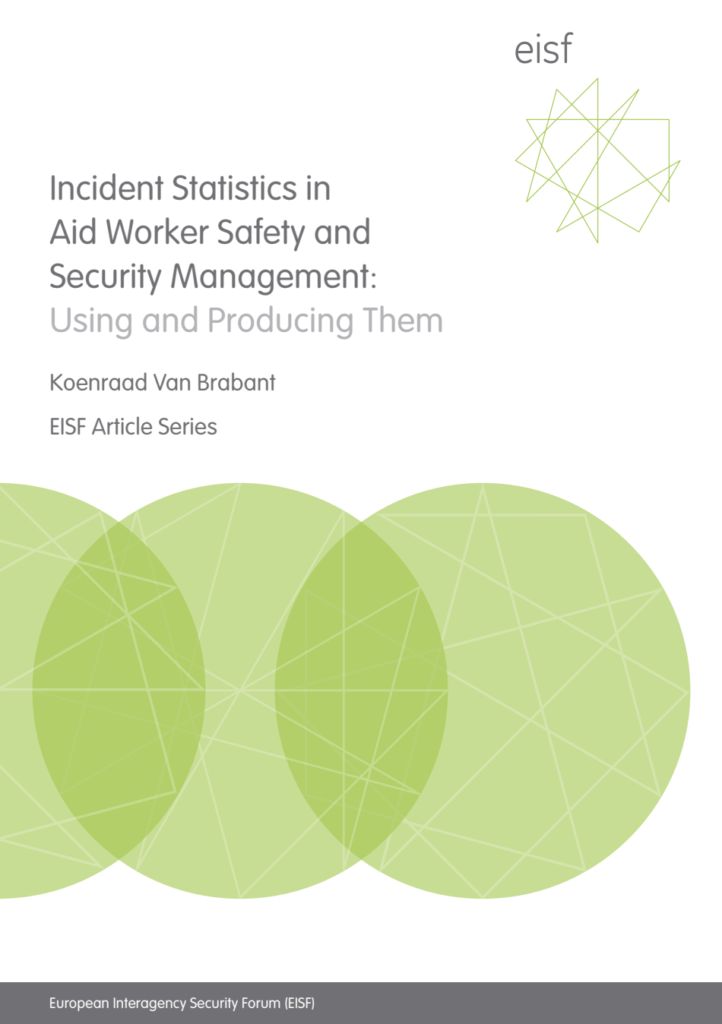 Image for Incident Statistics in Aid Worker Safety and Security Management