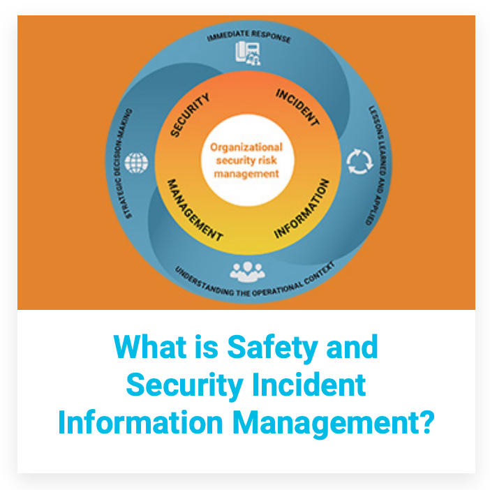 Image for Safety and Security Incident Information Management (SIIM) for Organisations